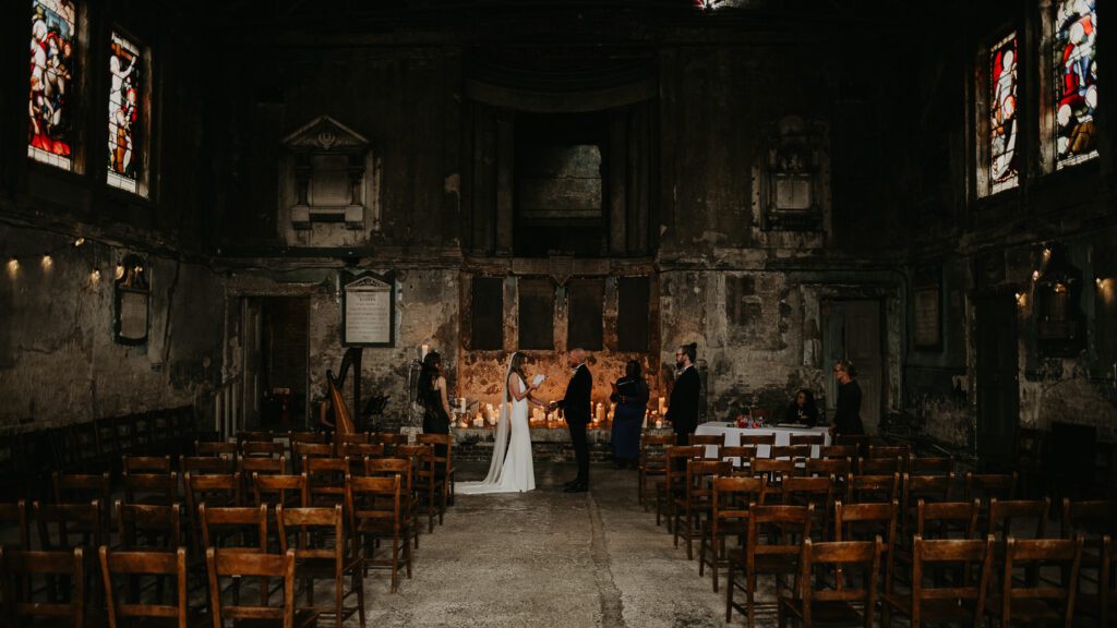 London Micro Wedding at The Asylum Chapel. 